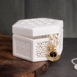 Marble Ornate Jewellery Box